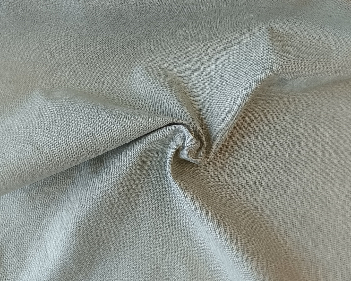 Toile Lin / Coton - Vert menthe