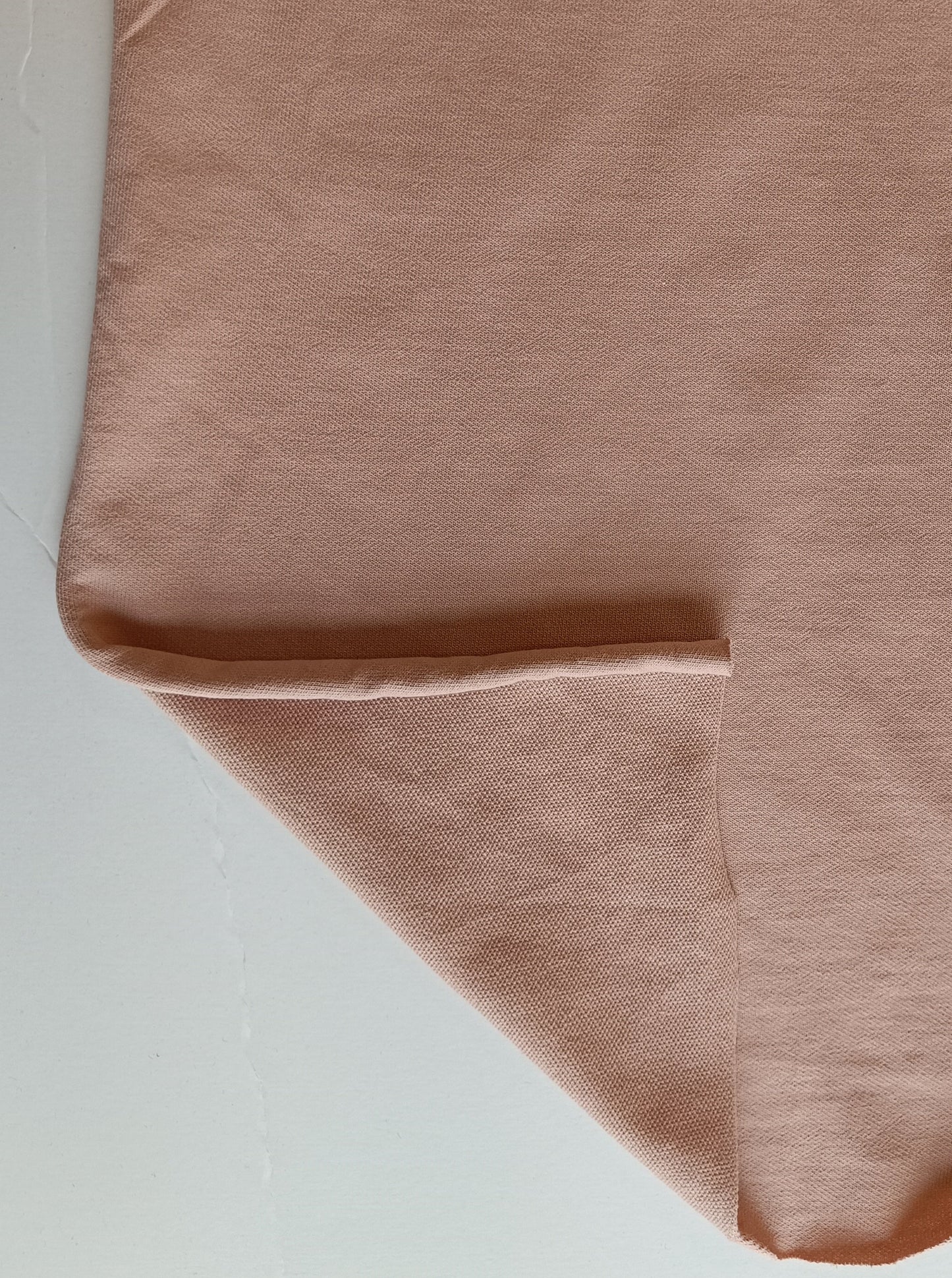 French Terry léger - Rose pâle