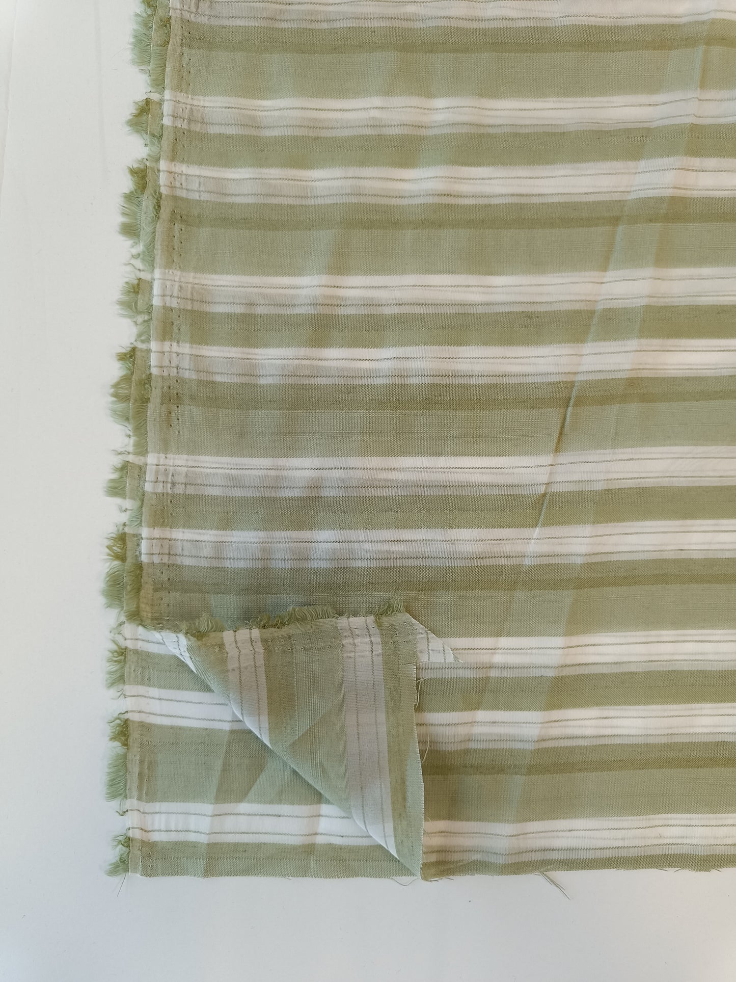 Voile - Rayures vertes