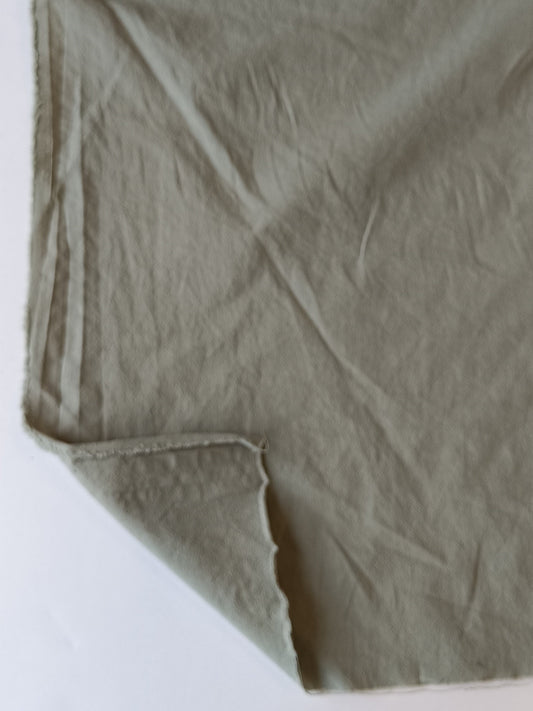 Coton sandwash - Sauge