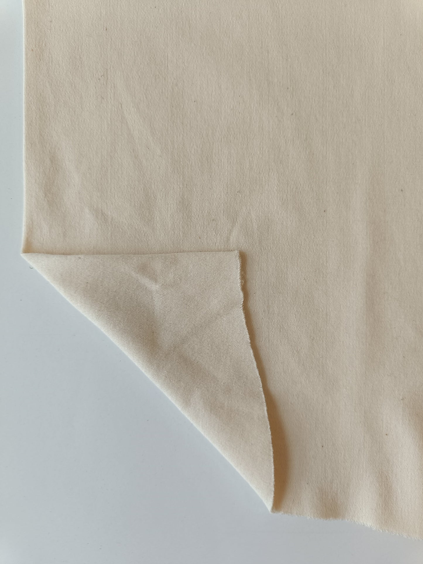 Jersey tubulaire lourd - Crème