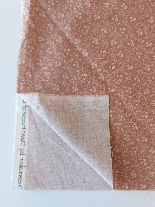 Coton à courtepointe - Oeillets rose