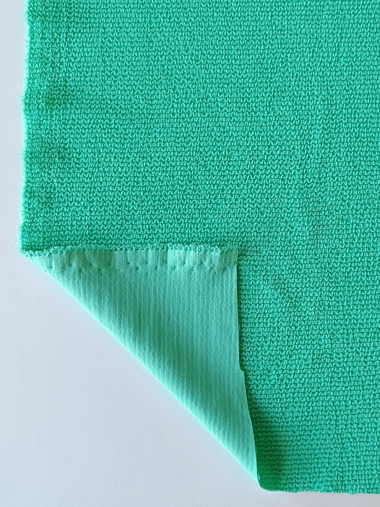 Tissu à maillot texturé - Aqua