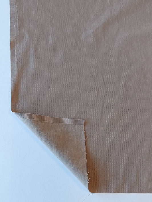 Sergé coton/tencel - Taupe