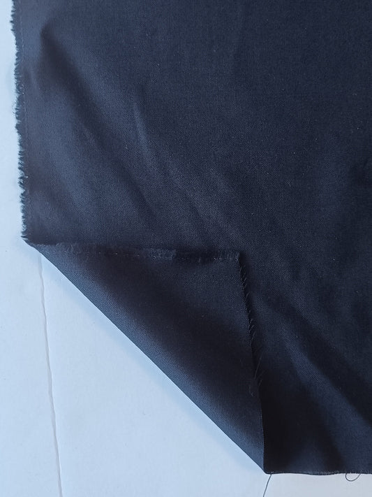 Challis de laine - Bleu nuit