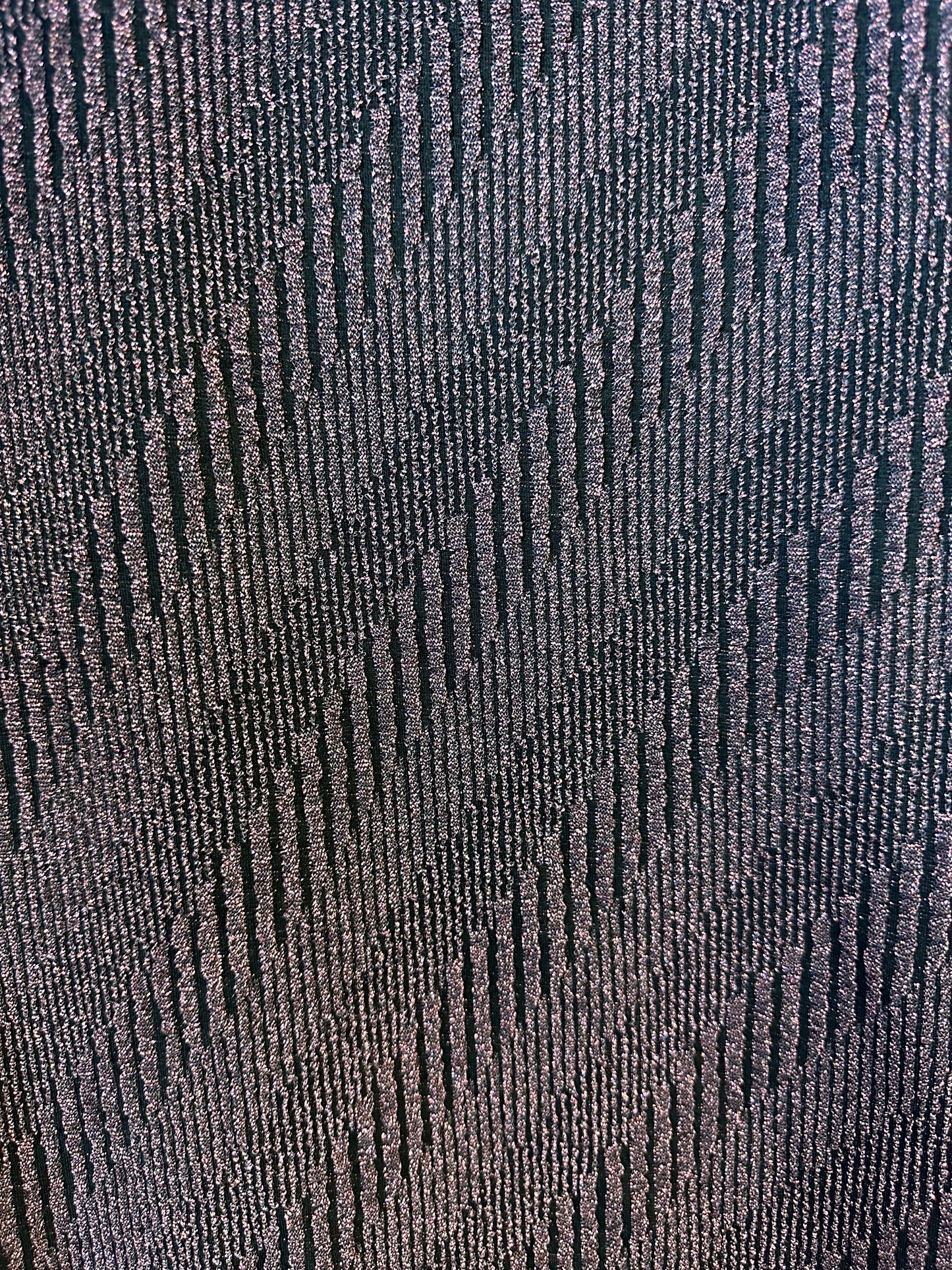 Tricot - Métalique rose et noir