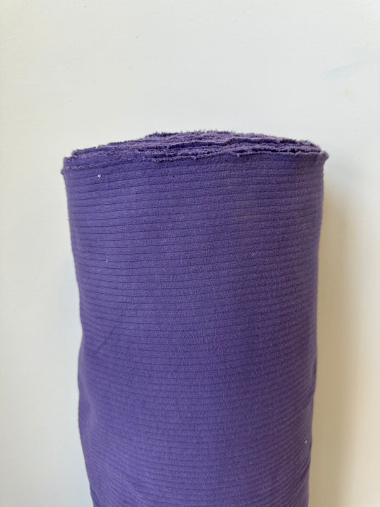 Cotton ribbed knit - Mauve