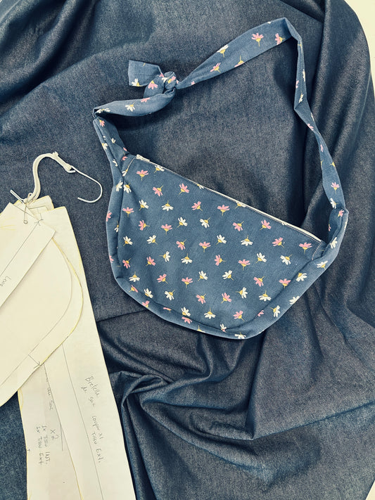 Upcycled Jeans Crossbody Bag - SMM26