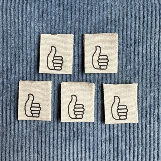 SUPERB WORK - Cotton labels in French