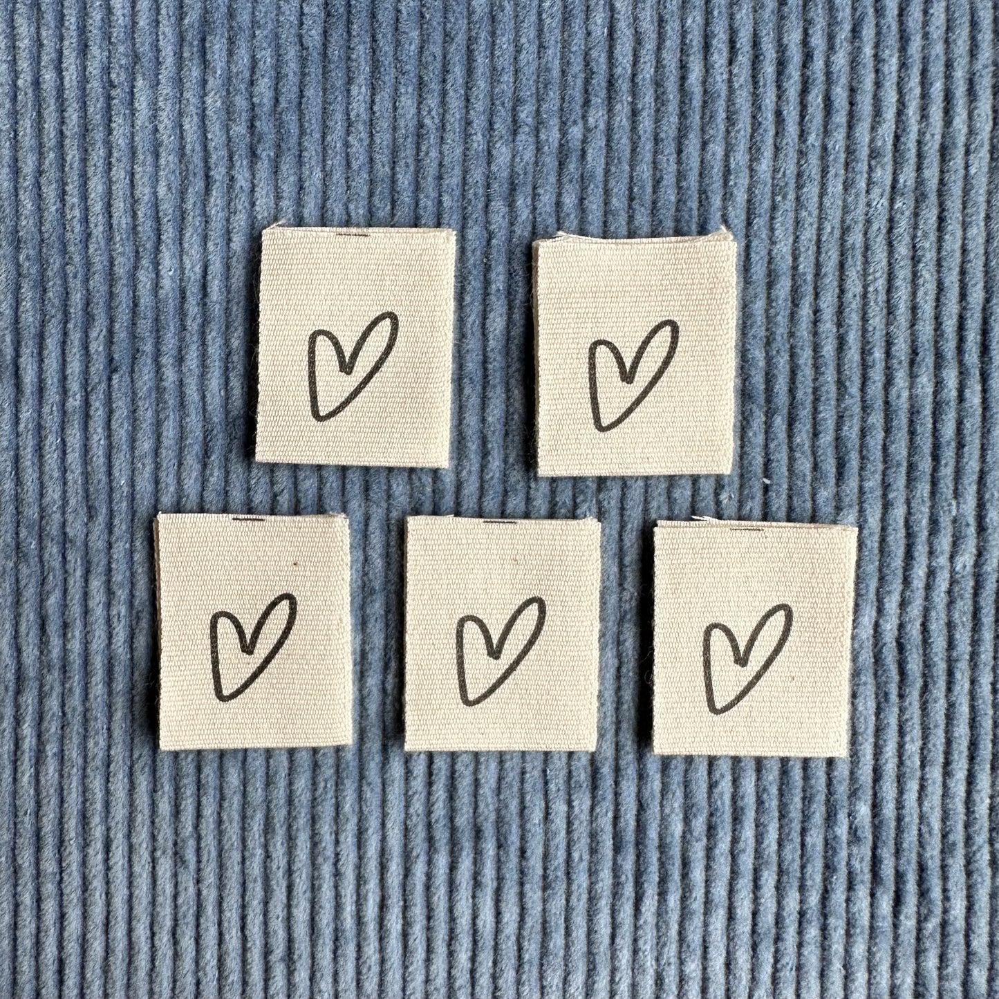 BY MAMAN D'AMOUR - Cotton labels in French