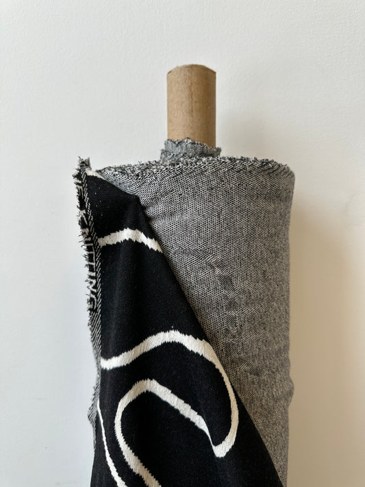 Jacquard Knit - White Serpentine