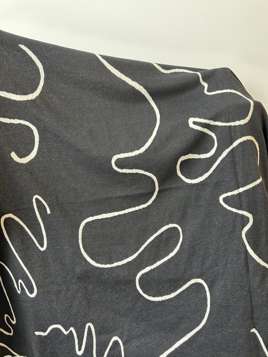 Jacquard Knit - White Serpentine