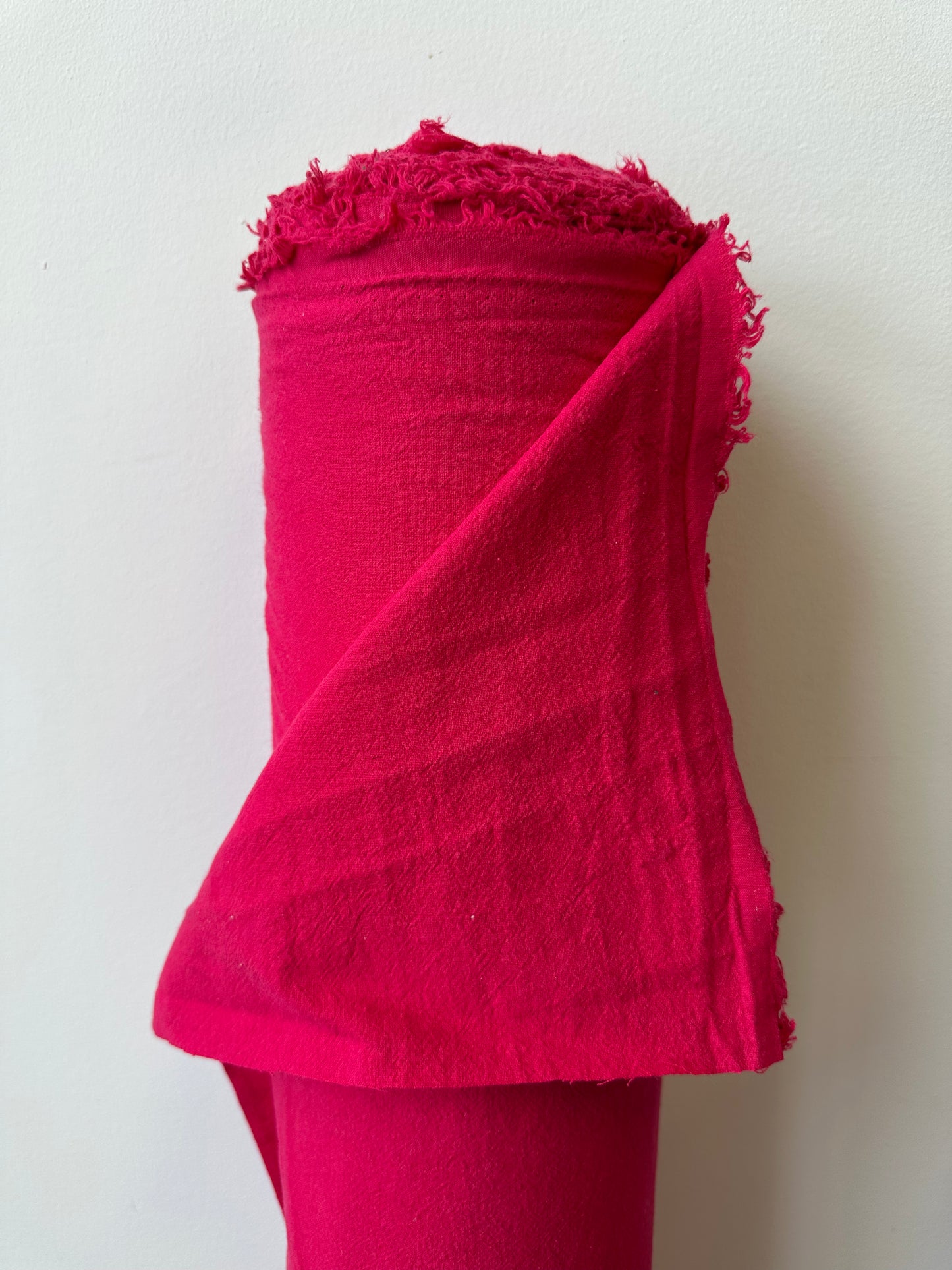 Coton sandwash - Fuchsia