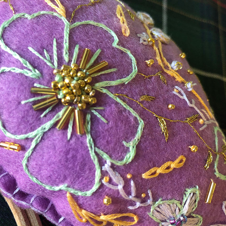 Noël - Broderie 3 - Feutrine et perles