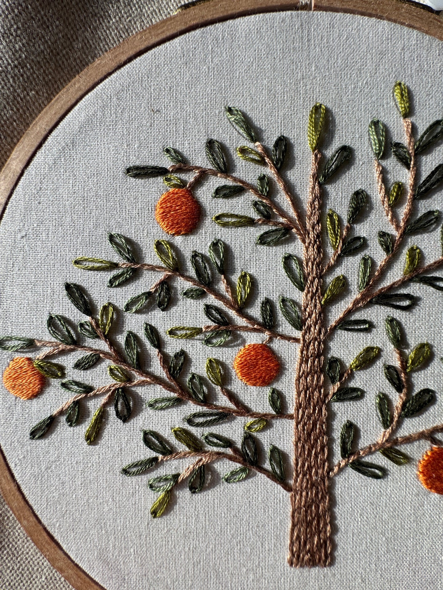 Embroidery Set - Orange Tree - Twin Folk
