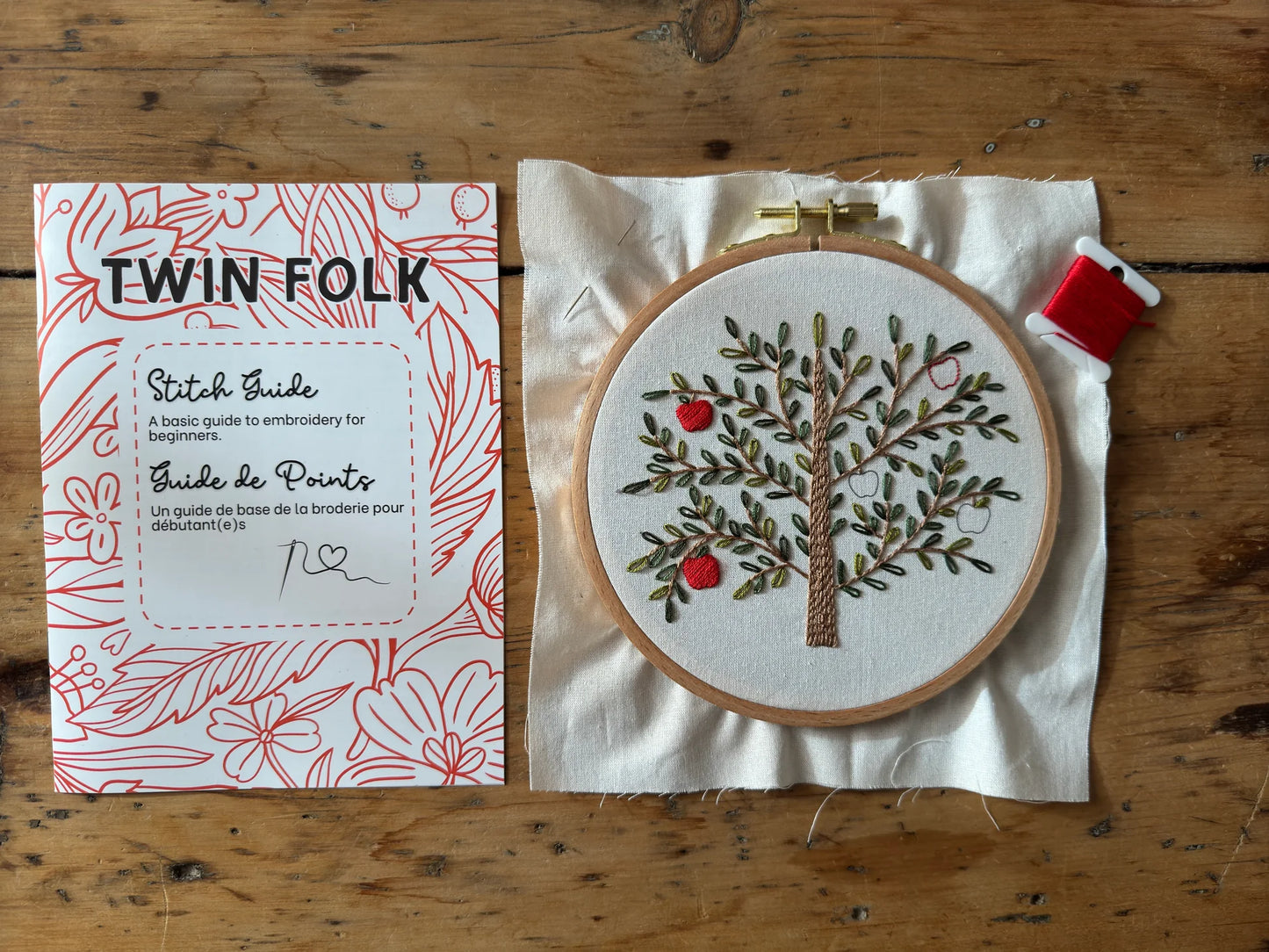 Embroidery Kit - Apple Tree - Twin Folk