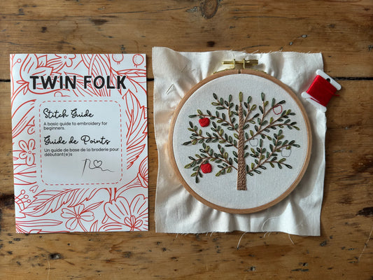 Embroidery Kit - Apple Tree - Twin Folk