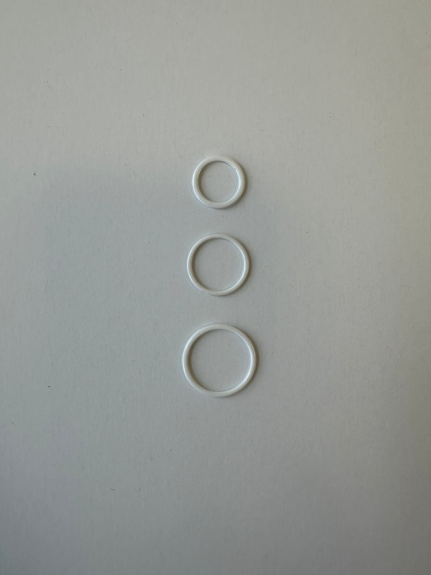 Anneau pour bretelles - 3 couleurs - 11mm à 20mm