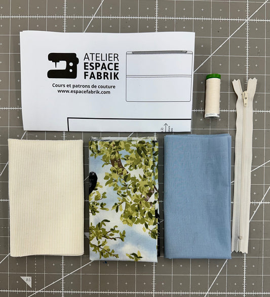 Sewing set - Small pencil case - Corduroy
