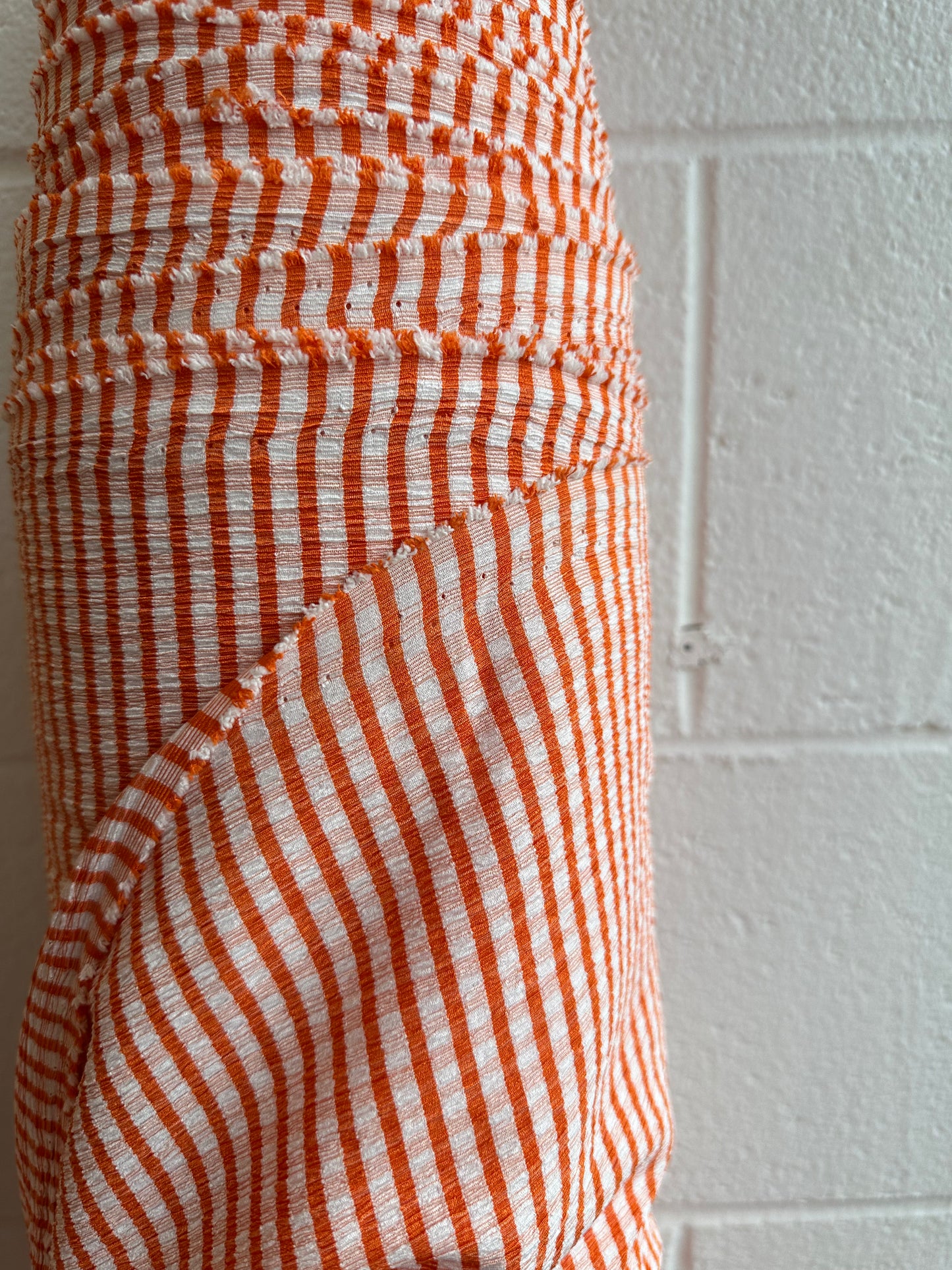 Vichy gaufré - Orange