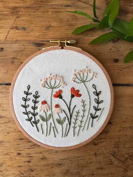 Embroidery Kit - Wildflowers - Twin Folk