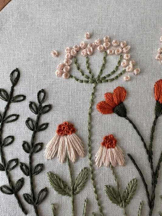 Embroidery Kit - Wildflowers - Twin Folk
