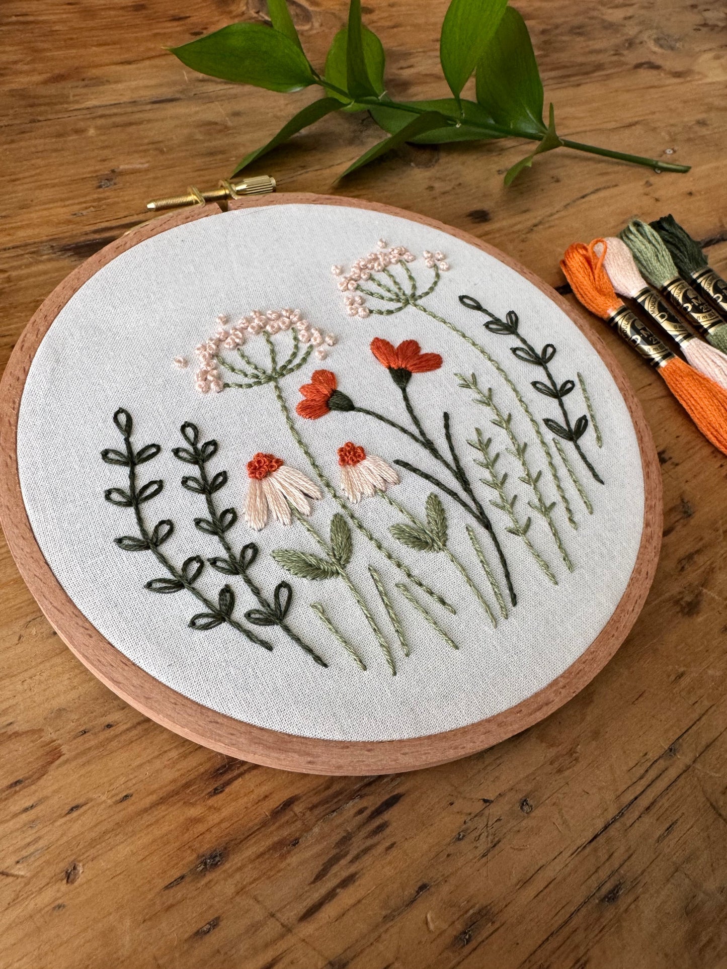 Embroidery Kit - Wildflowers - Twin Folk