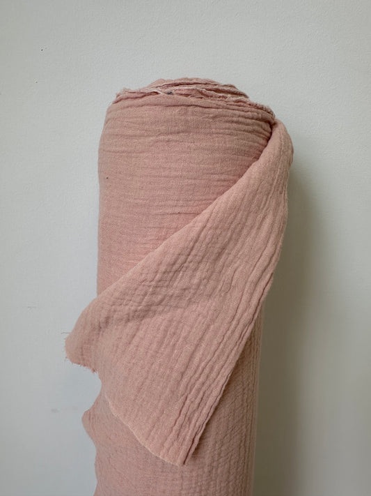 Double gauze cotton - Pale pink