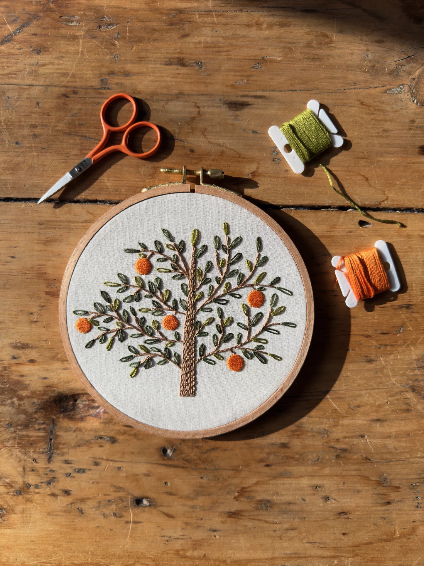 Embroidery Set - Orange Tree - Twin Folk