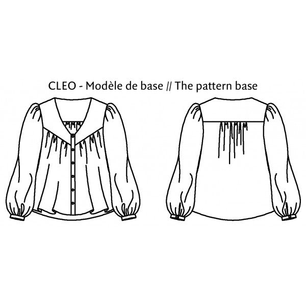 Cleo Blouse - Paper pattern - P&M pattern