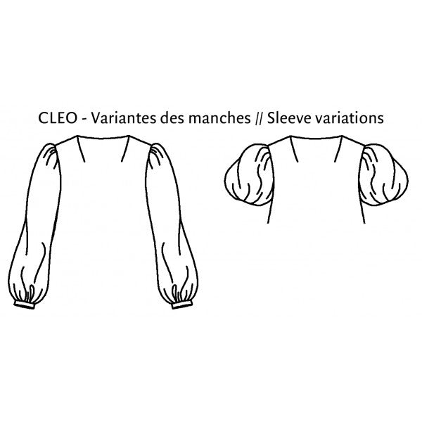 Cleo Blouse - Paper pattern - P&M pattern