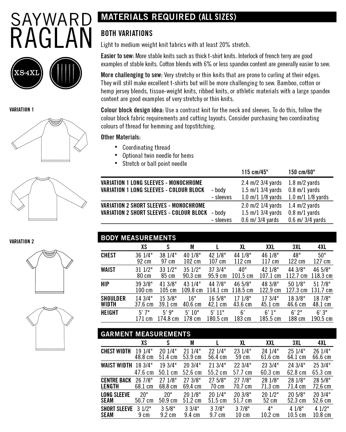 Sayward Raglan - Patron PDF - Thread Theory