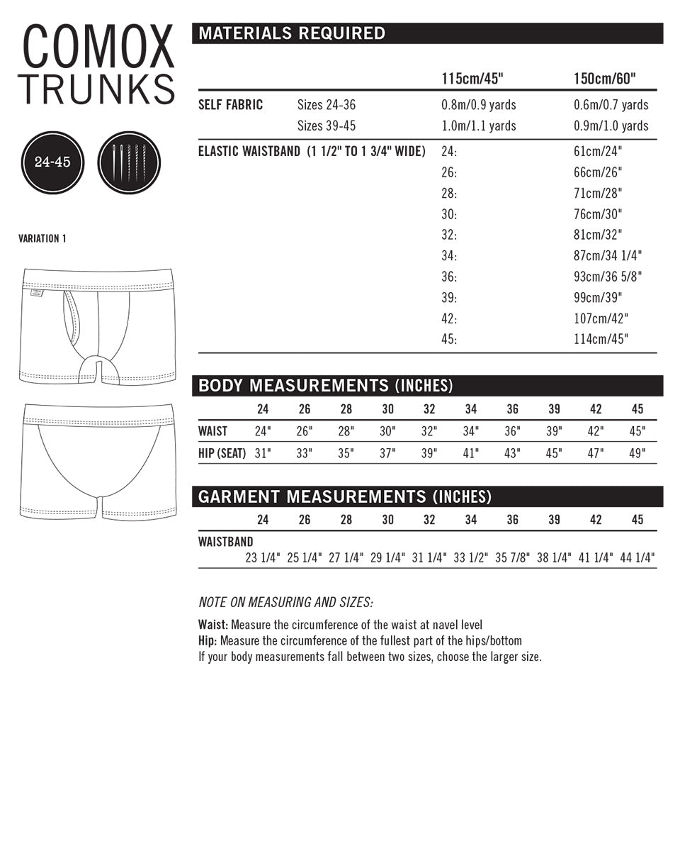 Comox Trunks - Patron PDF - Thread Theory