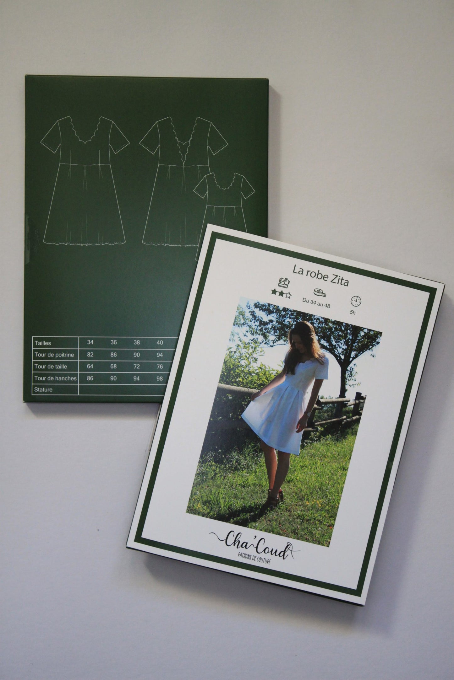 Zita dress - Paper pattern - Cha'Coud