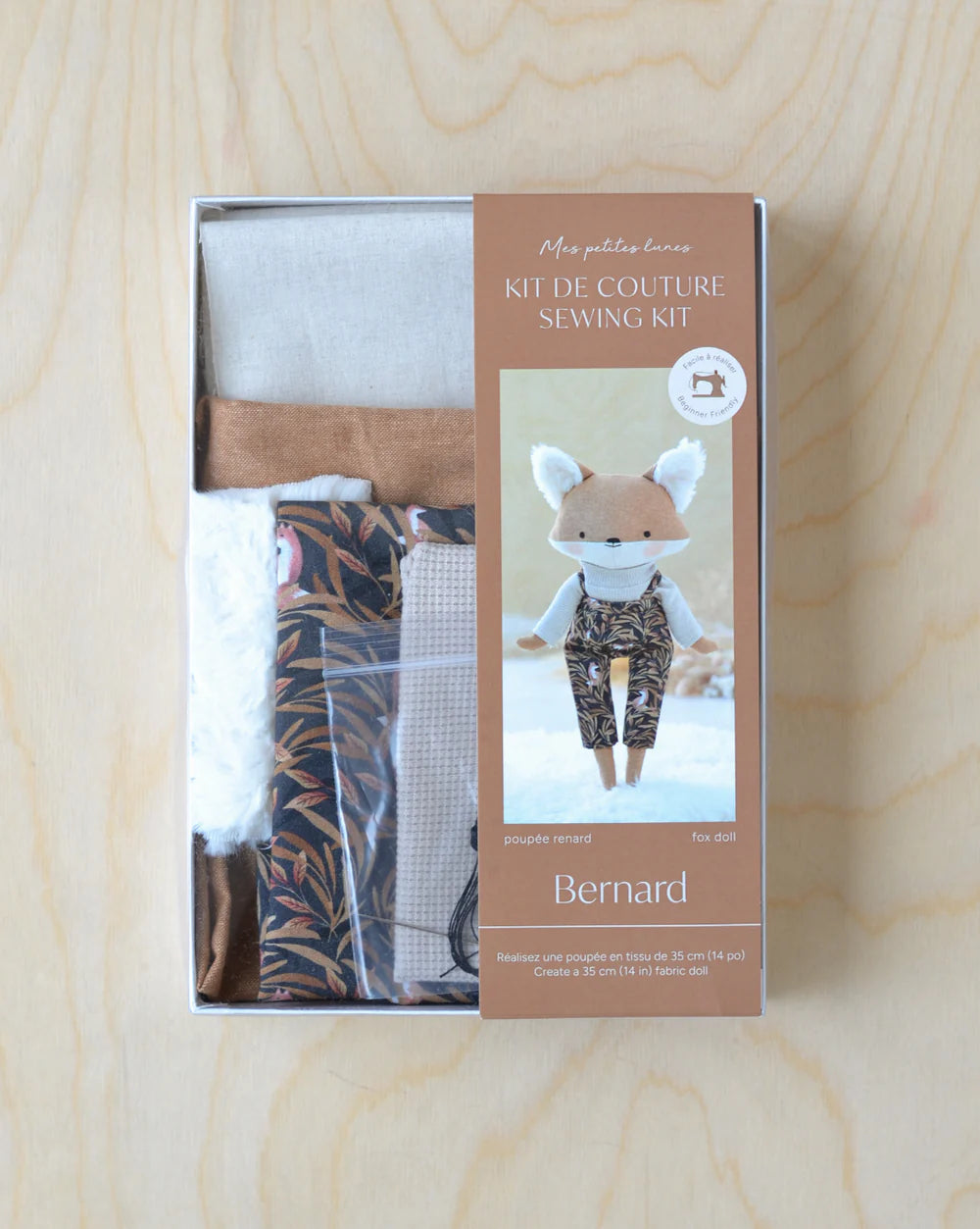 Sewing kit - Bernard fox doll - My little moons