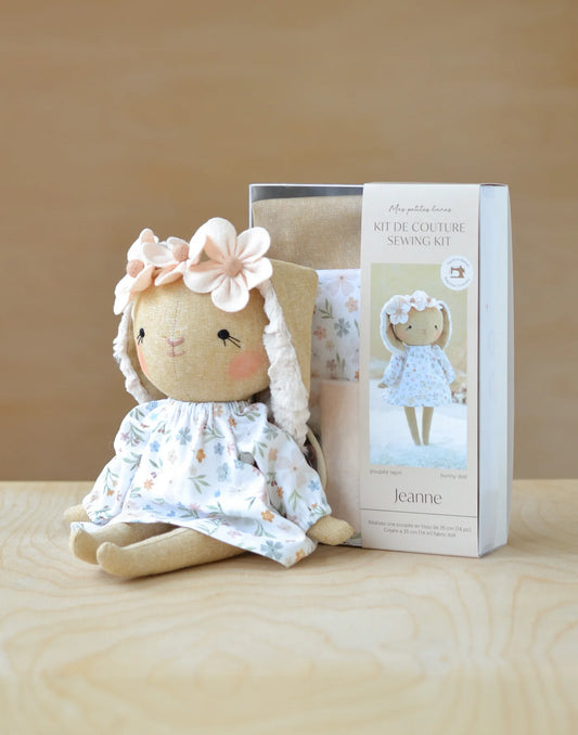 Sewing kit - Jeanne rabbit doll - My little moons