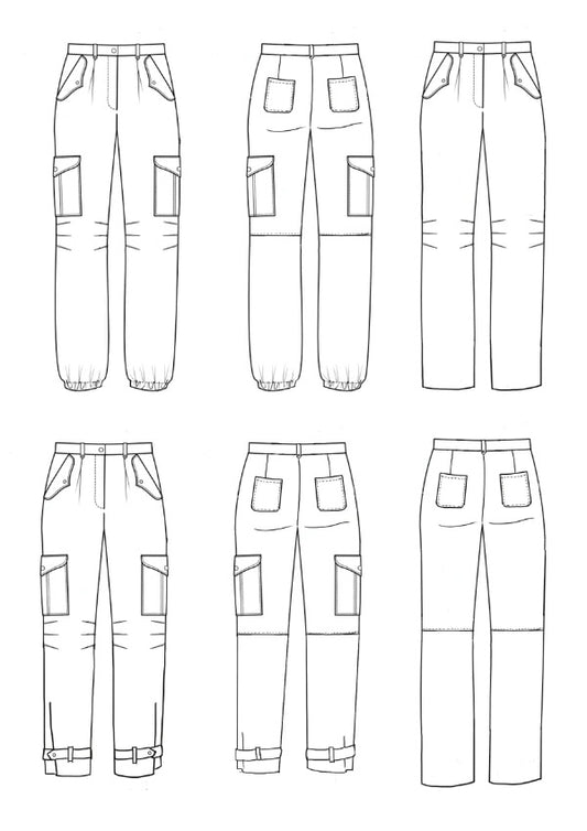 Springboard Pants - Paper Pattern - Maison Fauve