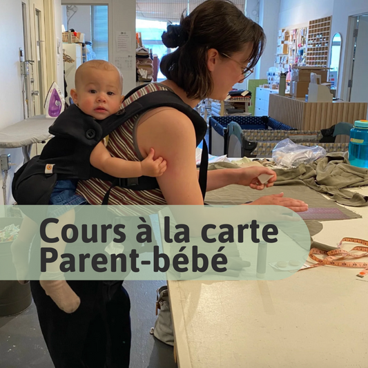 Parent-Baby Sewing Classes - A la carte in Montreal