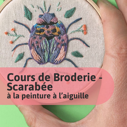 Embroidery - Needle Painting Beetle