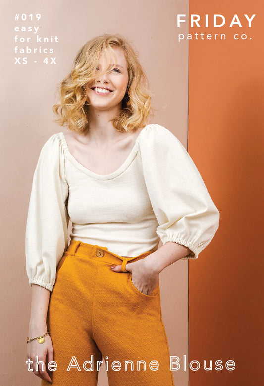Sewing pattern for Adrienne blouse - Paper pattern - Friday Pattern Company
