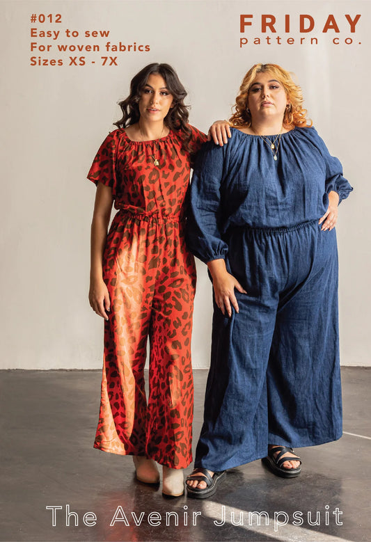Jumpsuit Avenir - Paper pattern - Friday Pattern Company
