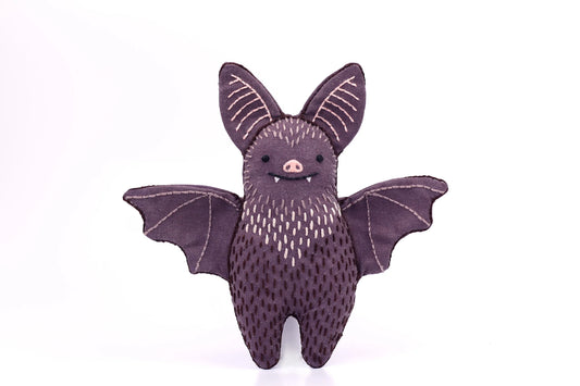 Chauve-souris - Kit peluche à broder (niveau 1) - KIRIKI PRESS