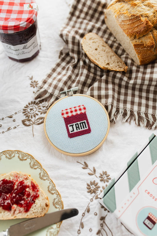 Kit de point de croix - Confiture | Cotton Clara
