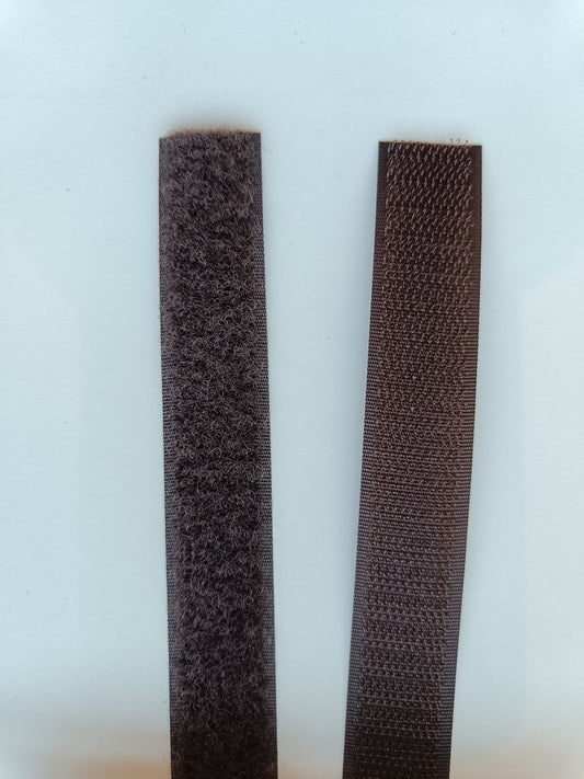 Velcro brun - 20mm