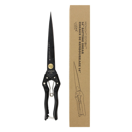 Upholstery Scissors - Midnight Edition - LDH 14″