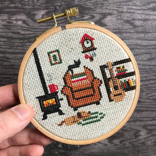 DIY Cross Stitch Kit - Comfort Corner - Pigeon Coop