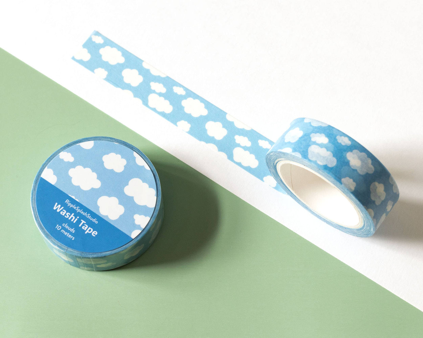 Ruban Washi Clouds