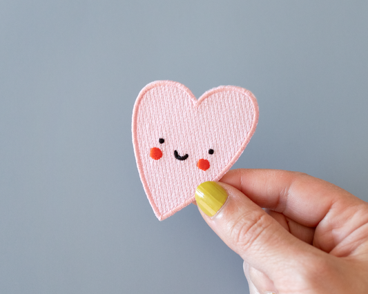 Patch thermocollant Cœur Souriant - RippleSplash
