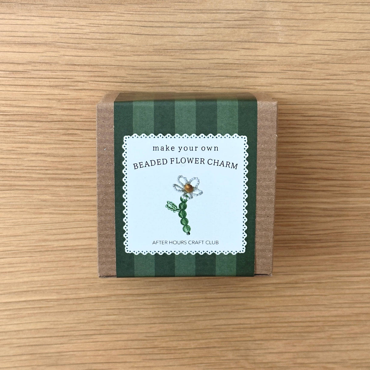 Kit de création de breloque fleur en perles