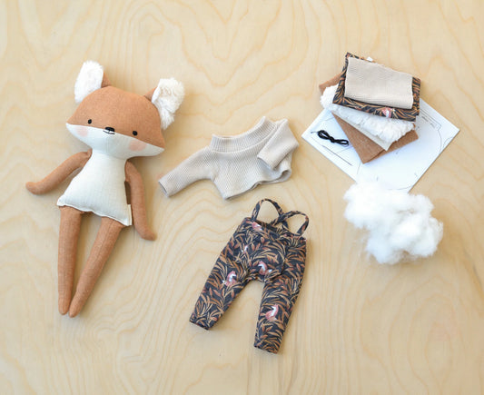 Sewing kit - Bernard fox doll - My little moons